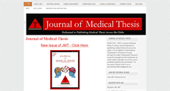 Desktop Screenshot of journalmedicalthesis.com