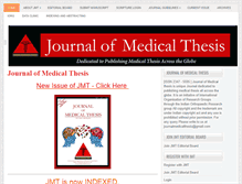 Tablet Screenshot of journalmedicalthesis.com